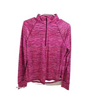 Women's Long Sleeve Activewear 1/4 Zip Pullover Exertek L